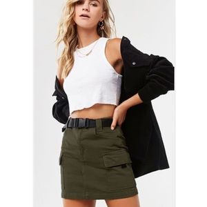 Forever 21 Denim Cargo Skirt